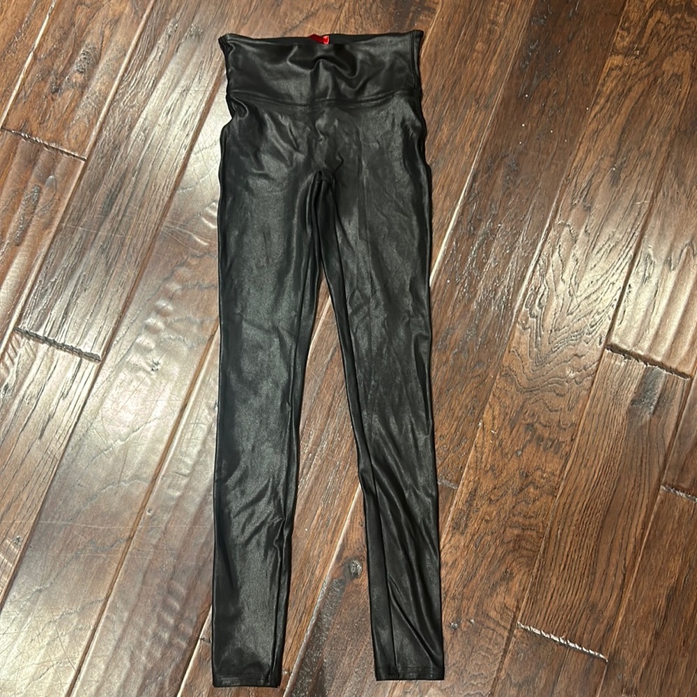 Spanx black shimmer Legging